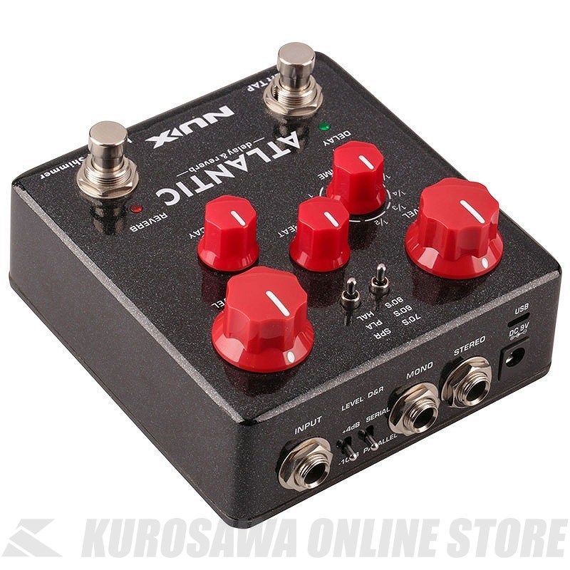 NUX ATLANTIC ディレイ & リバーブ NDR-5 Amazon | NUX Atlantic Delay ＆ Reverb ギターエフェクター