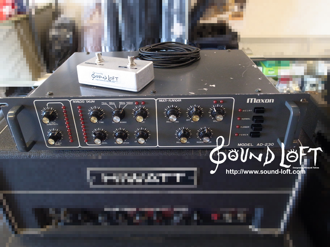 maxon AD-230 【VINTAGE】 Rare Maxon Ad-230 + switch pedal, serviced ! | Reverb