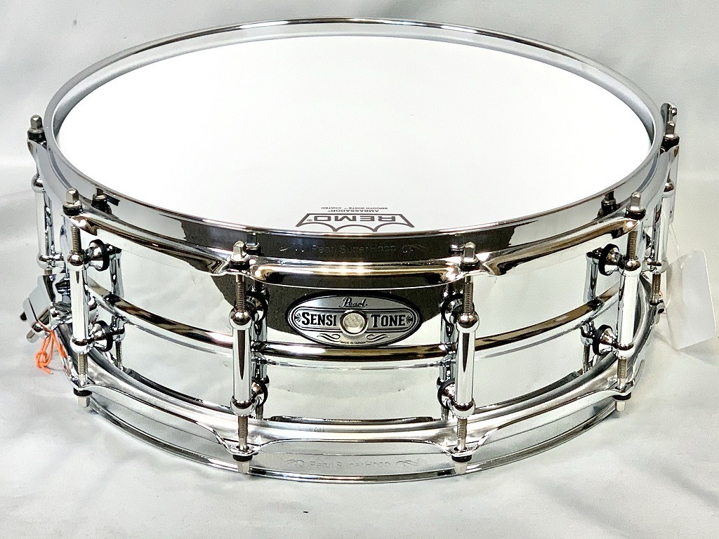 Pearl STA1450S SensiTone Beaded Steel Snare Drums（新品）【楽器 