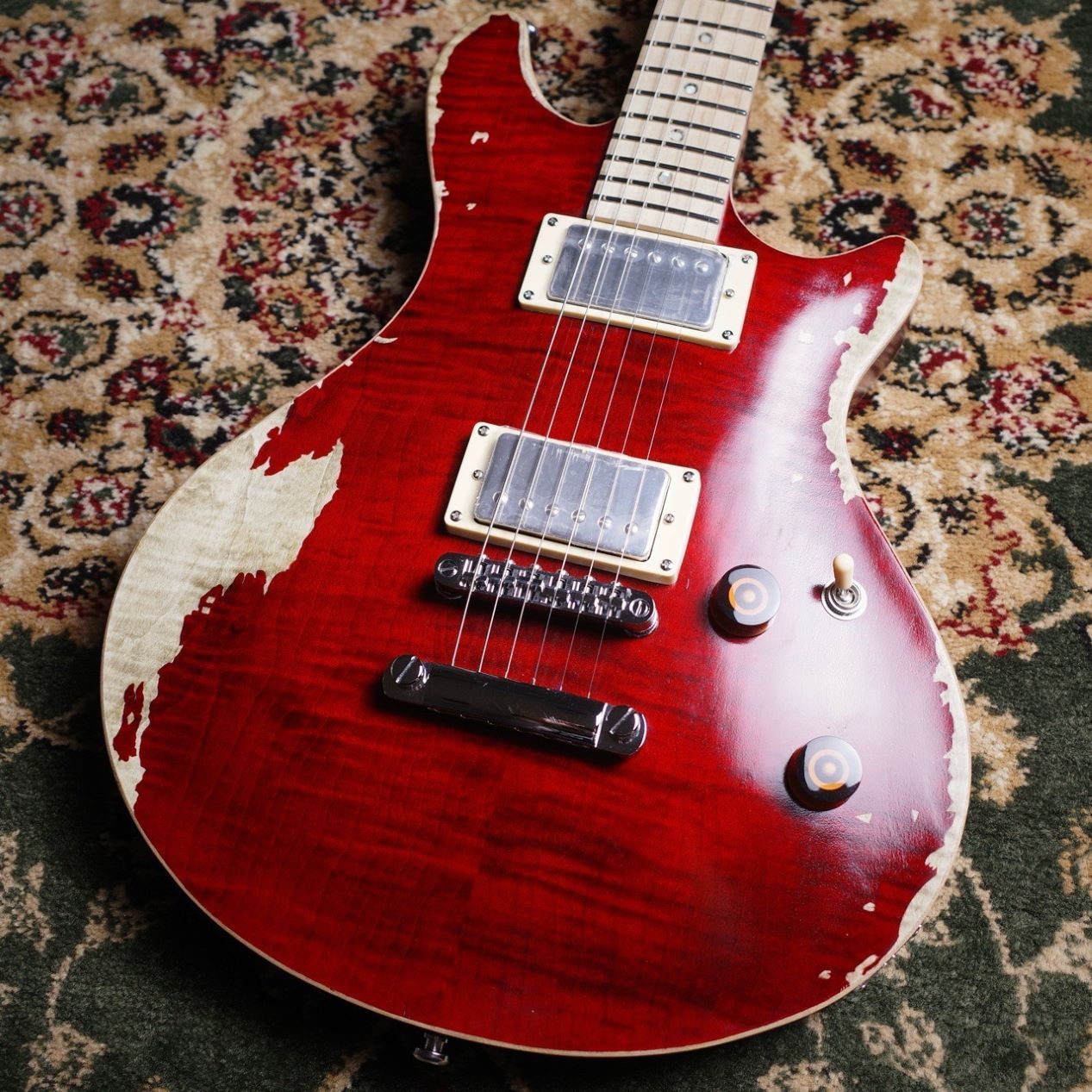 BanG Dream! POTBELLY FM Rana Distressed See Thru Wine Red 要