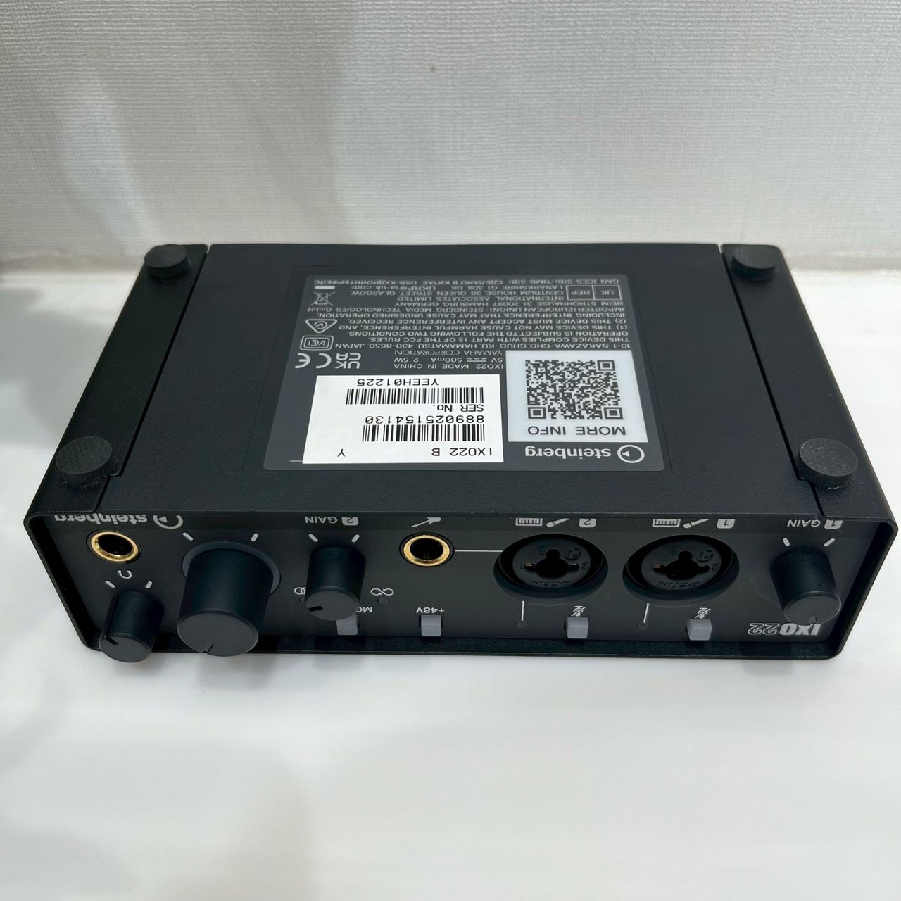 STEINBERG IXO22 ブラック オーディオインターフェイス Amazon.co.jp