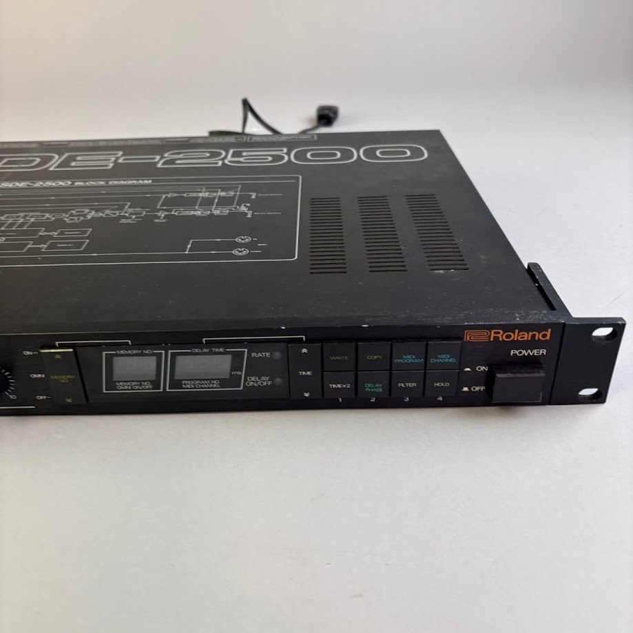 USED Roland SDE-2500 Digital Delay Rack Effect Vintage from