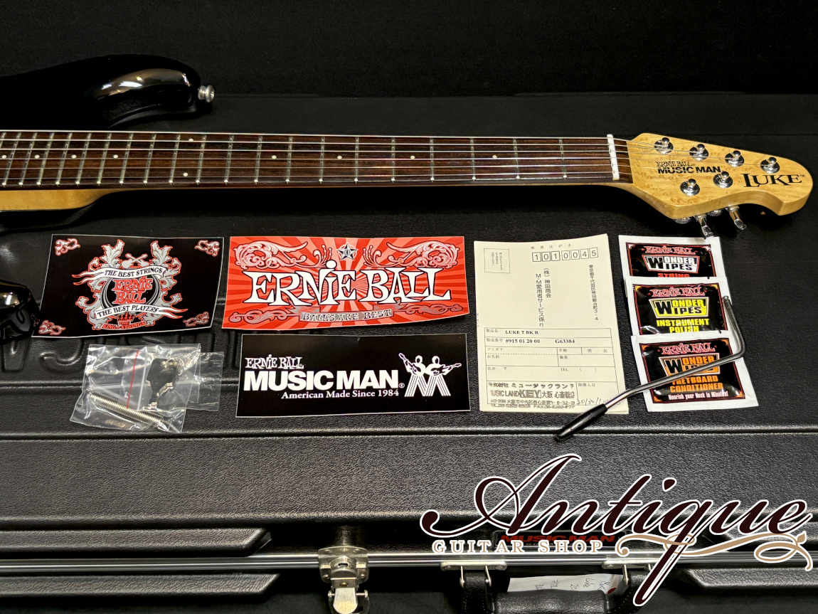 lycee ういんどみる　カリーナ・ベルリッティ　プレマ　直筆　SSP セット MUSIC MAN LuleⅡ T HSS 2012 Black /Dark RWFB Virgin Solder