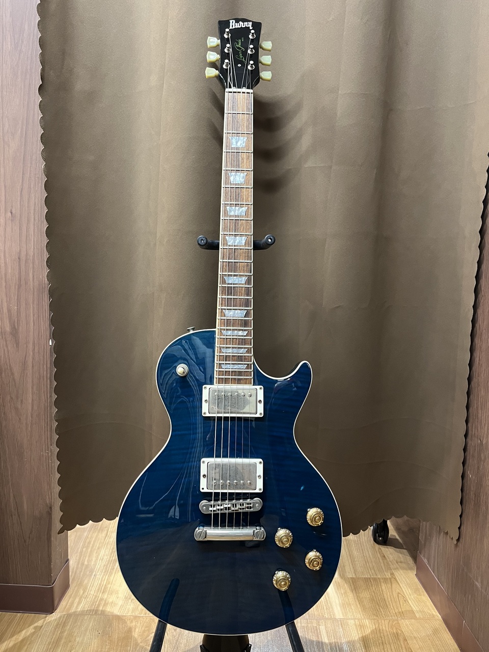Burny RLG-45 レスポール　タイプ ☆Burny☆RLG-45 シースルーブルー レスポールスタンダード 2005