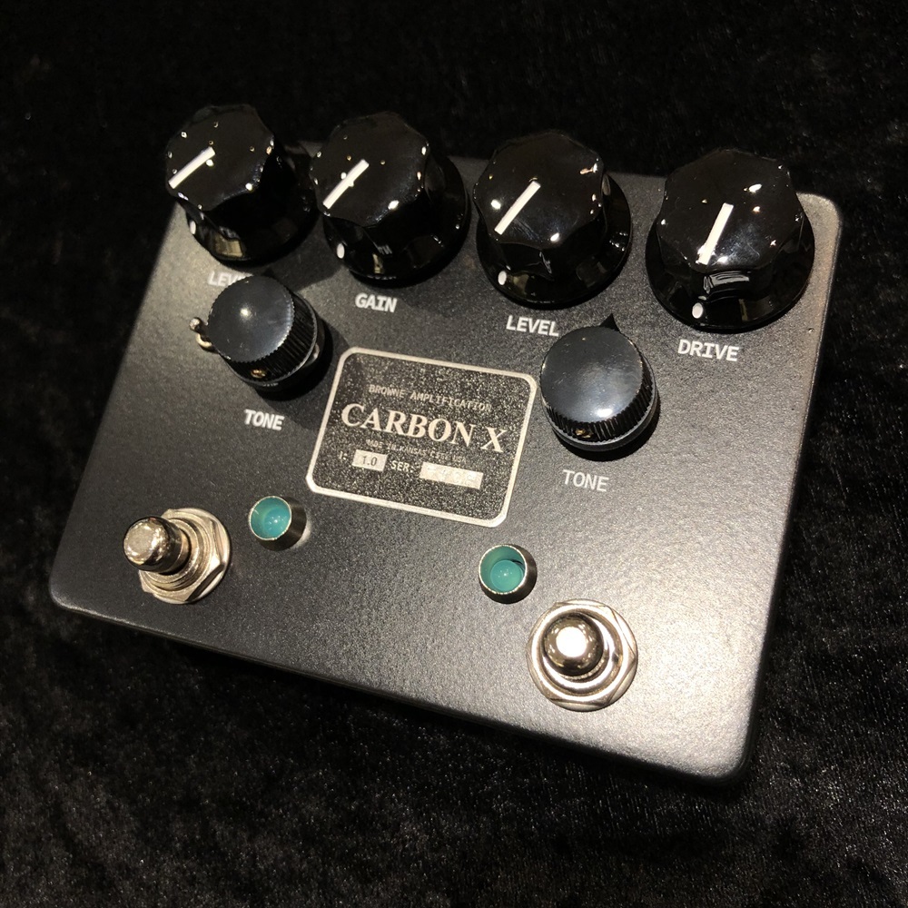 BROWNE AMPLIFICATION Carbon X Dual Overdrive【カラー:Black】（新品