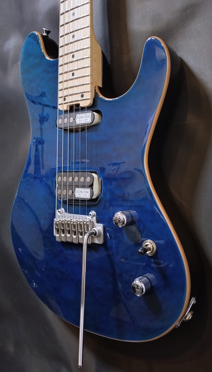 SCHECTER MZ-1 BLU/M [See-thru Blue]（新品）【楽器検索デジマート】