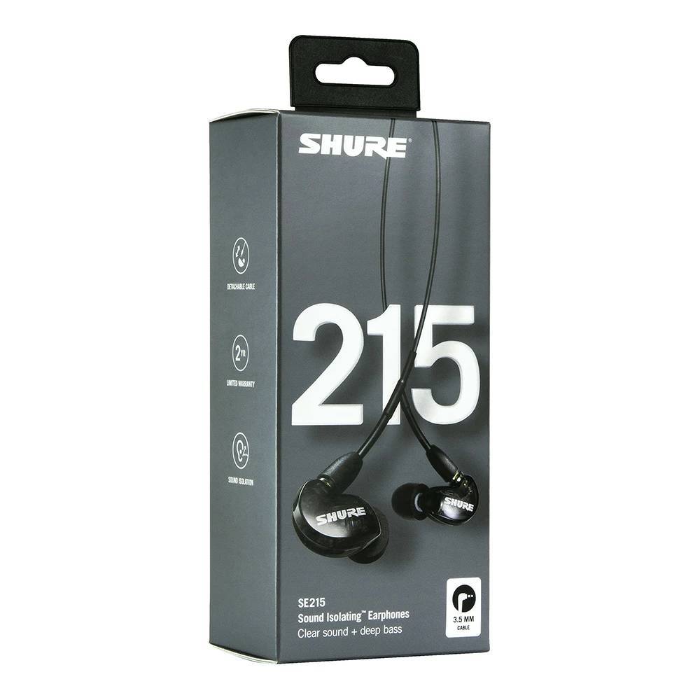 Shure SE215-K-A トランスルーセントブラック（新品/送料無料）【楽器