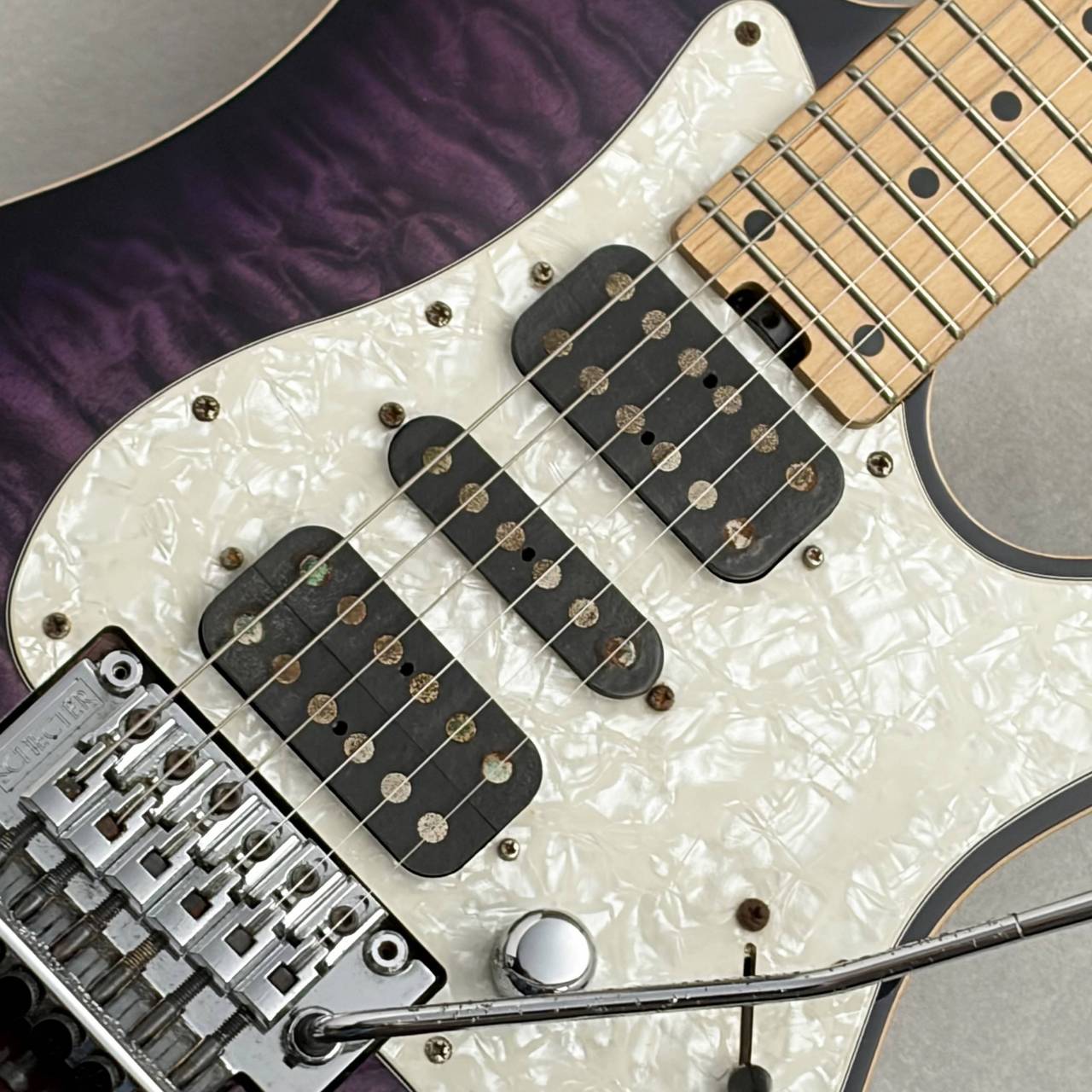 SCHECTER SD-DX-24-AS -Purple Sunburst- ≒3.58kg【USED】（中古