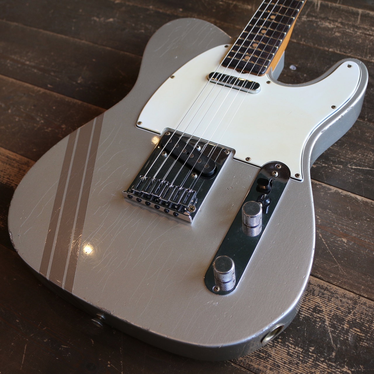 Fender Custom Shop 1963 Telecaster Journeyman Relic Inca Silver 