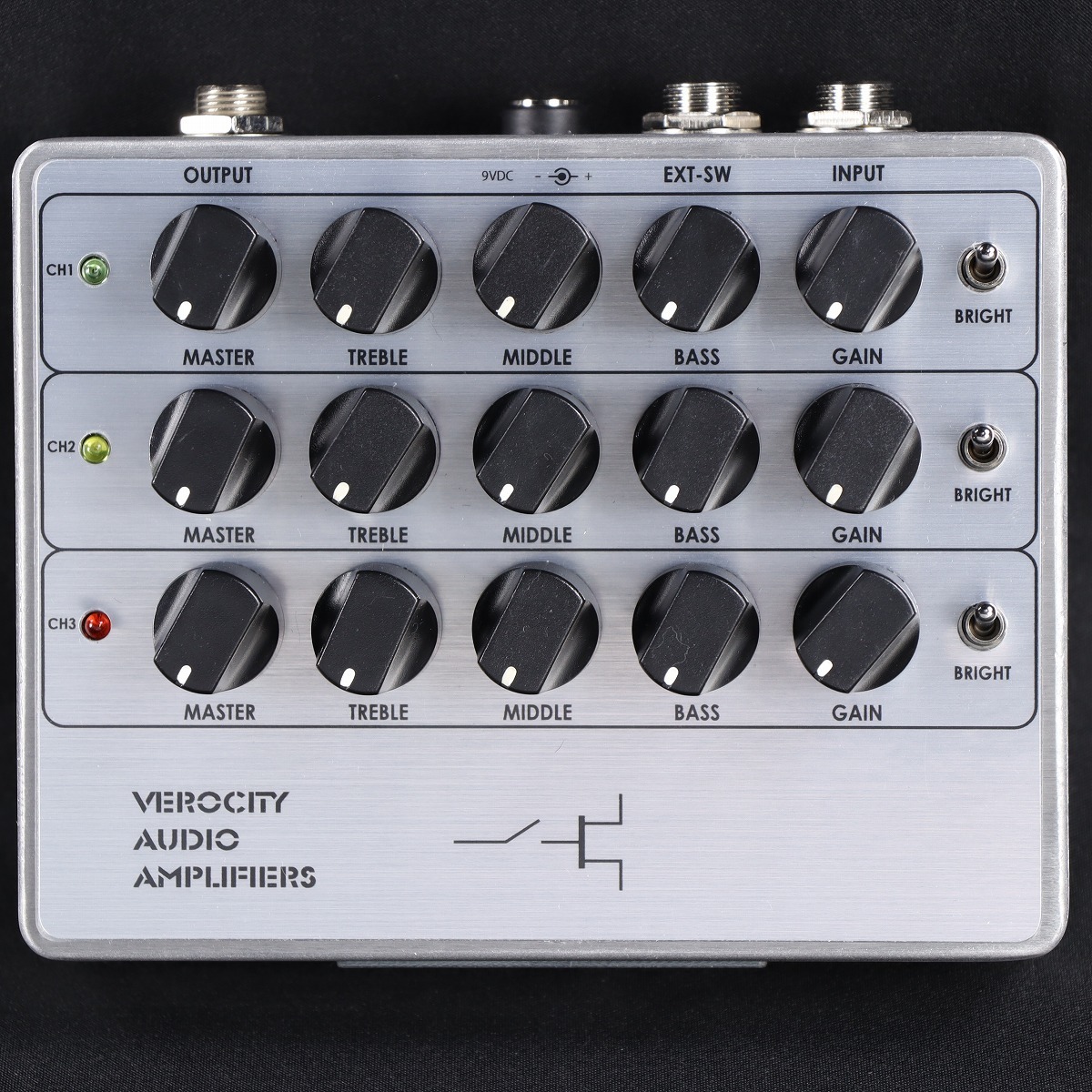 VeroCity Effects Pedals 三PLUS-ES + 三 PLUS-FS ［専用フット