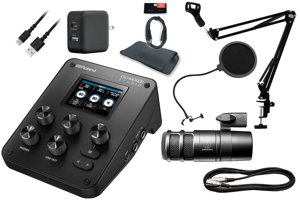 Roland GO:MIXER STUDIO [AT2040 配信セット！] オーディオ