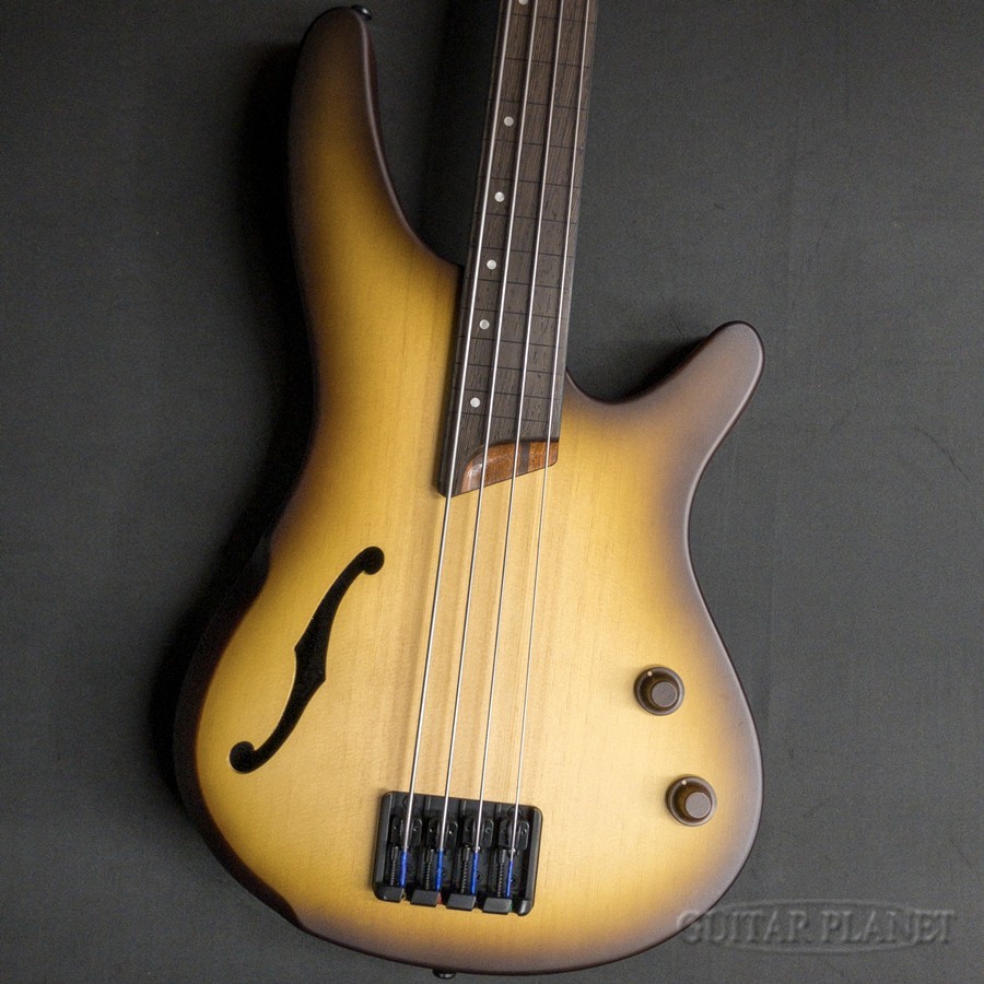 Ibanez SRH-500F 中古　フレットレス　セミホロウ Ibanez SRH500F -Natural Browned Burst Flat-【3.10kg】【金利0%対象