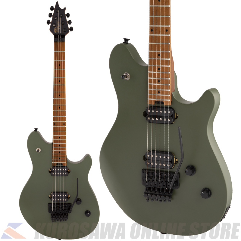 ギター EVH Wolfgang WG STANDARD Matte Army Drab Wolfgang® :: Wolfgang® WG Standard, Baked Maple Fingerboard
