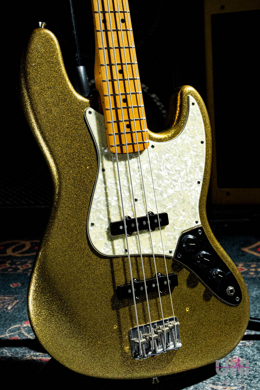 Fender Custom Shop Jazz Bass Sparkle Gold / 1990（中古