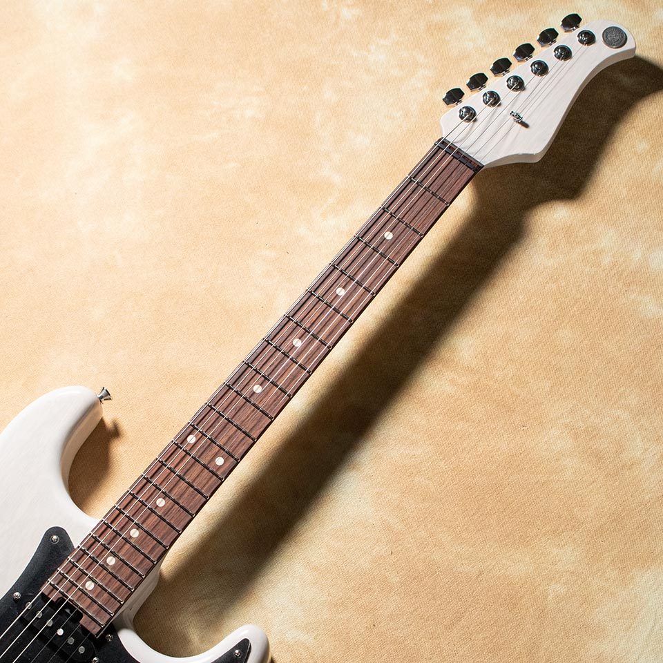 Kz Guitar Works ST Trad 22 SSH7 1P Korina See-Through White（新品