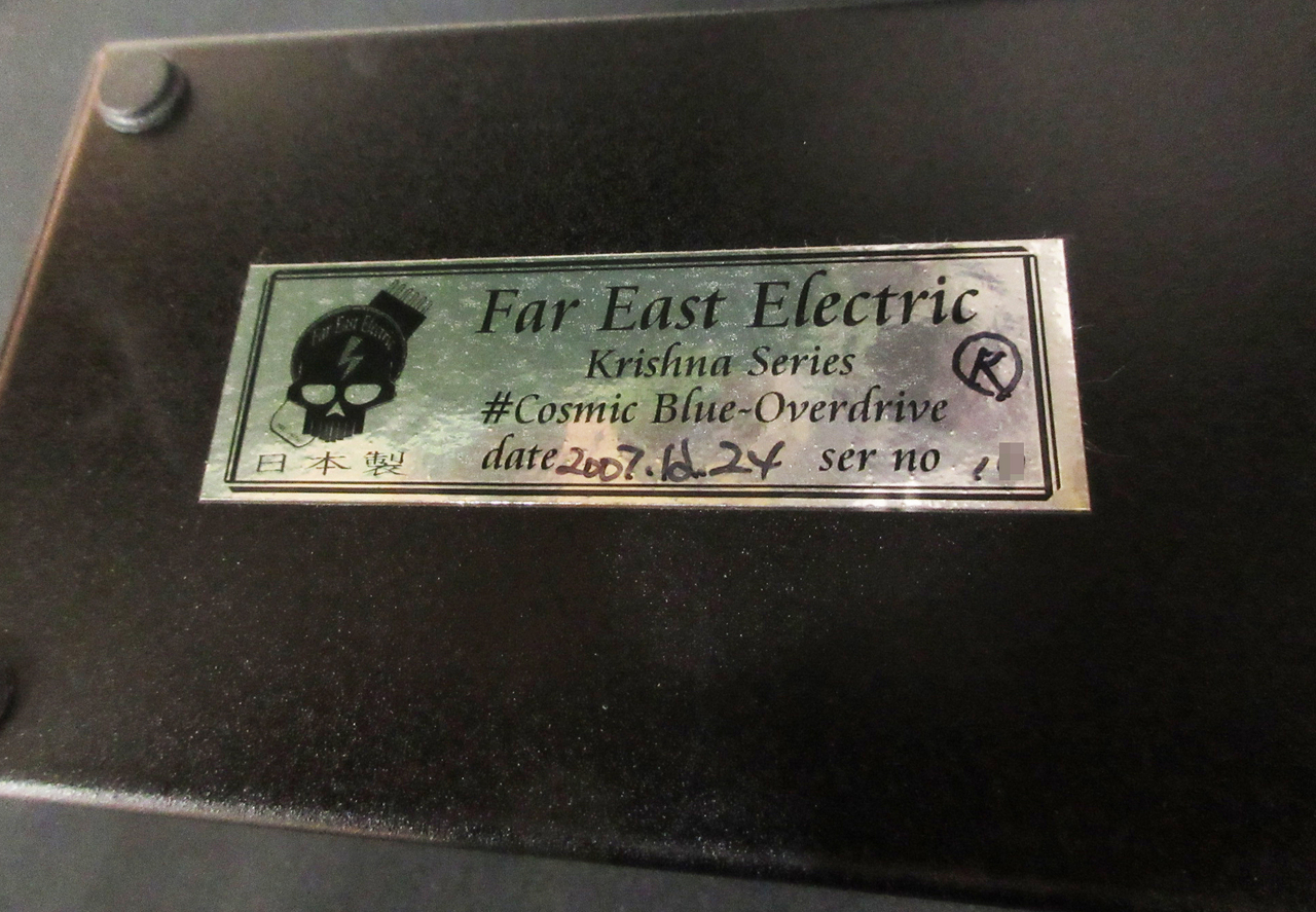Far East Electric cosmic blue overdrive（中古）【楽器検索デジマート】