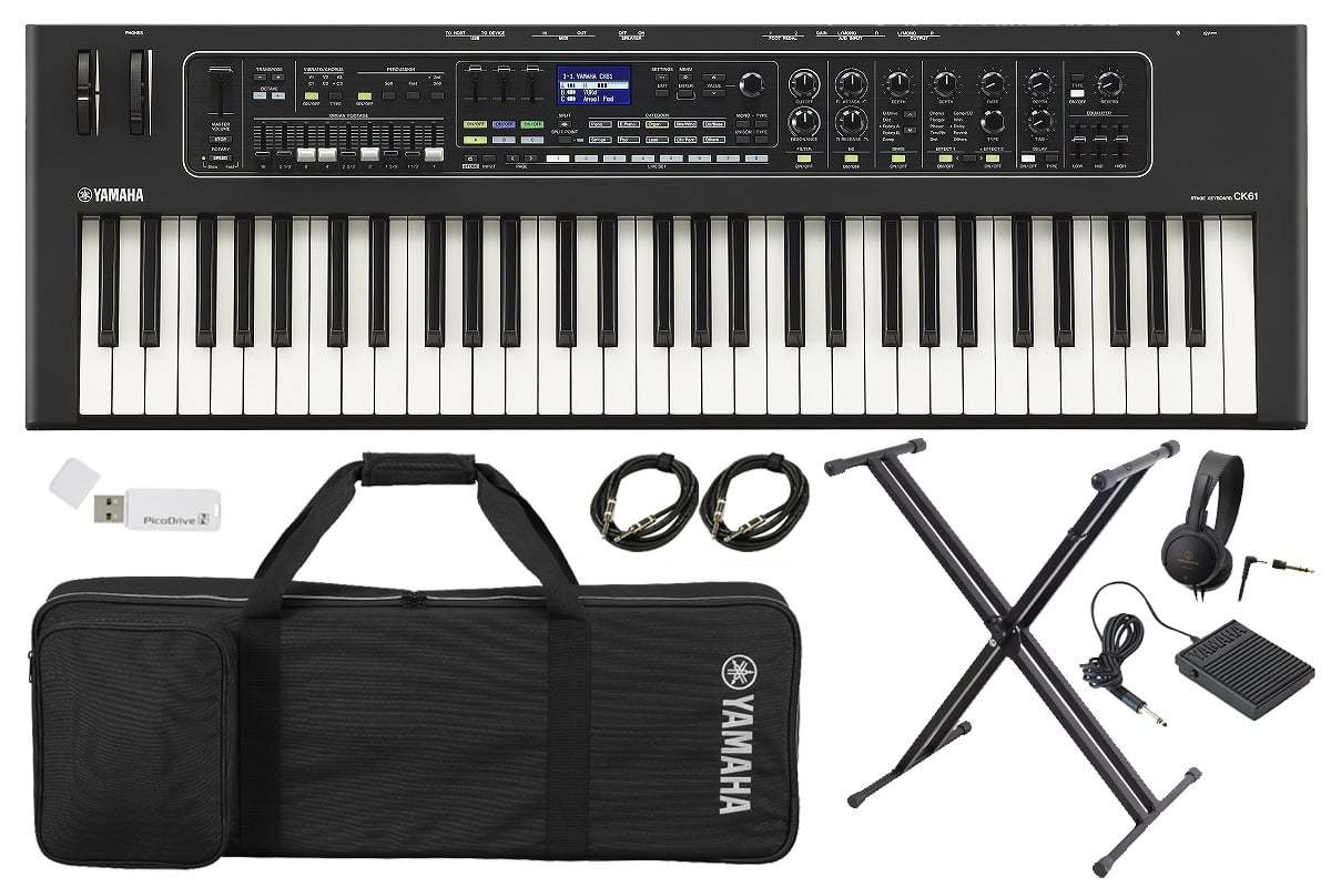 YAMAHA CK61 [オプションセット！] 61鍵ステージキーボード【WEBSHOP 