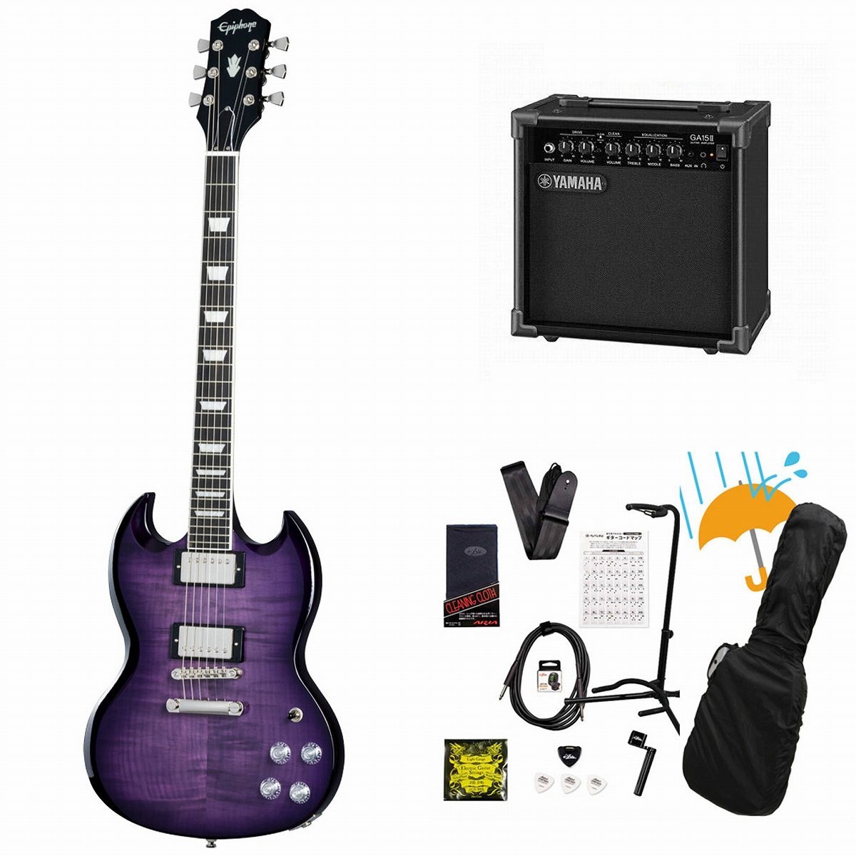 Epiphone Inspired by Gibson SG Modern Figured Purple Burst 