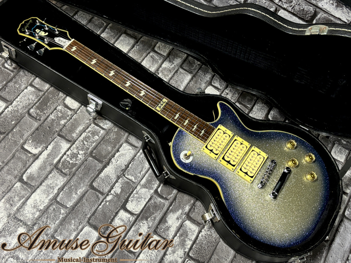 Epiphone Ace Frehley Les Paul Limited Edition Silver Sparkle