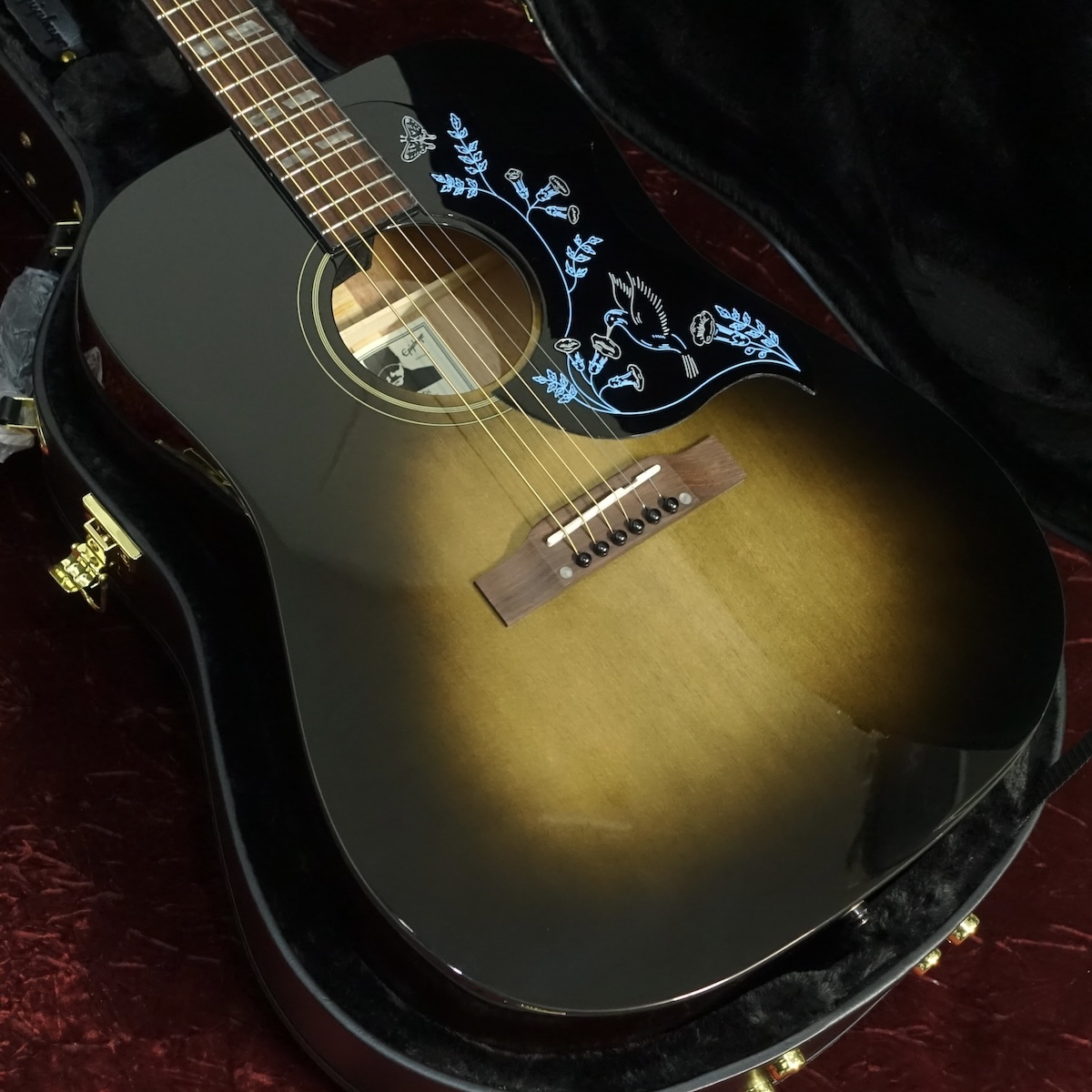Epiphone Eric Church Hummingbird Dark Studio Cobra Burst（新品