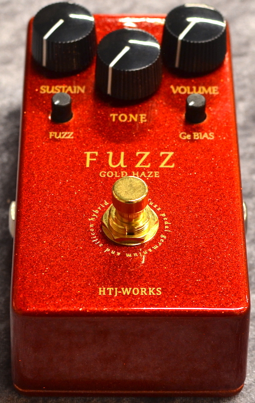 HTJ-WORKS GOLD HAZE FUZZ -Gelmanium & Silicon engine ～Candy Red