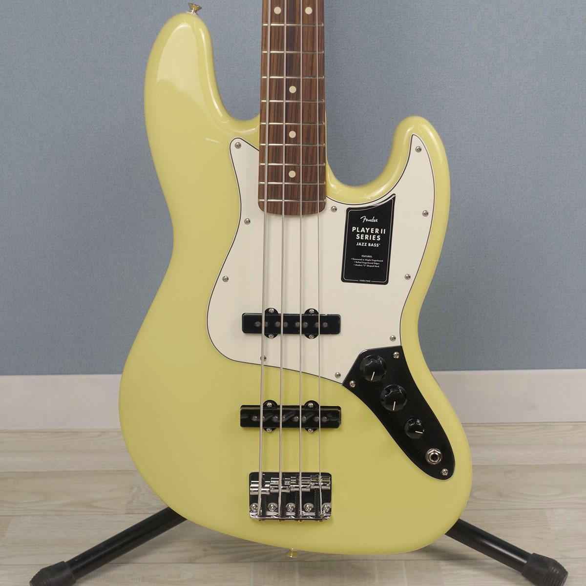 Fender Player II Jazz Bass Hialeah Yellow【夏】（新品特価）【楽器