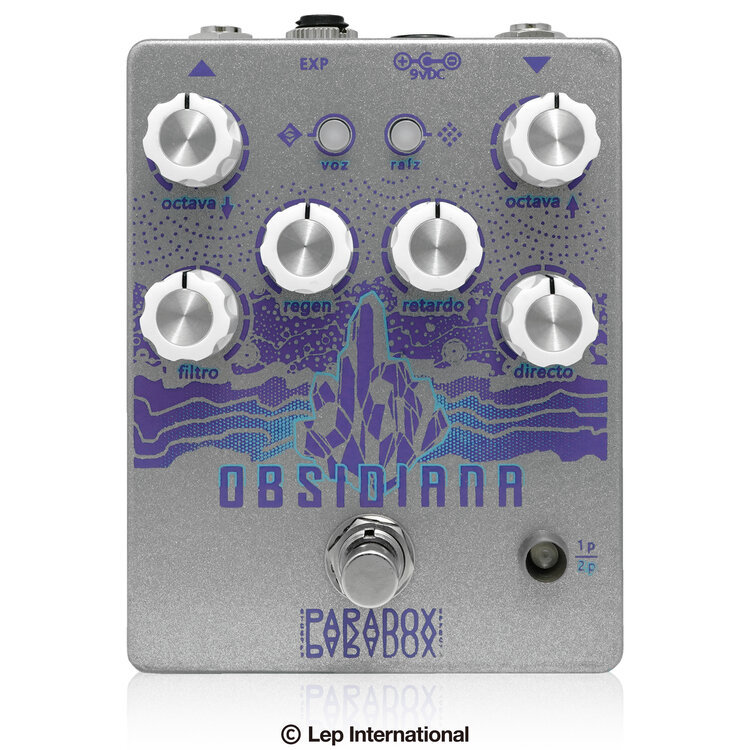 【海外 正規品】 Paradox Effects Obsidiana《オクターバー》【WEBショップ限定 ギター