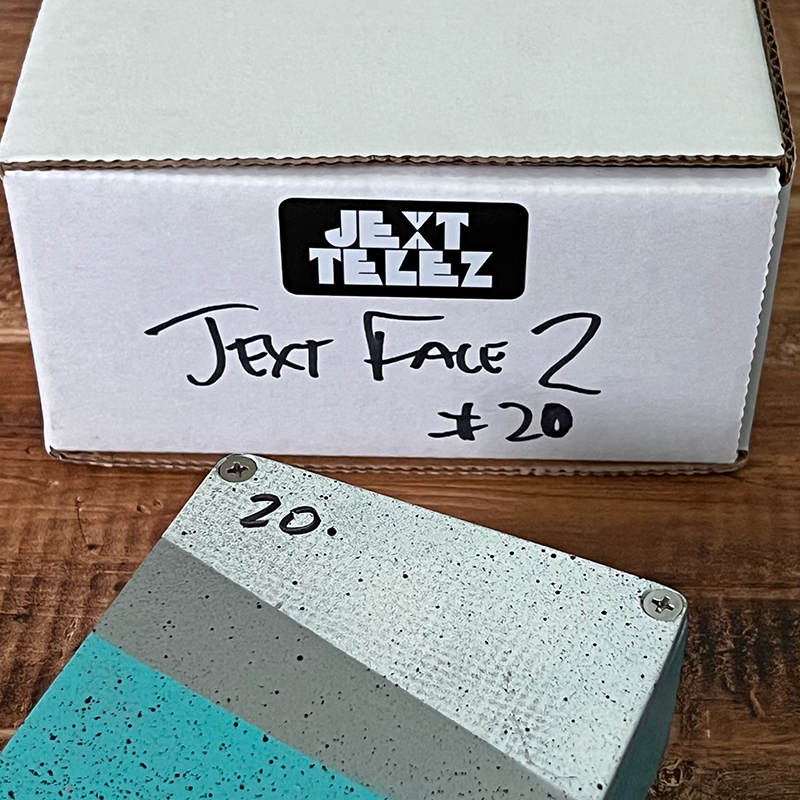 Jext Telez Jext Face 2 Hand Painted 2019 Blue / Silver Edition 