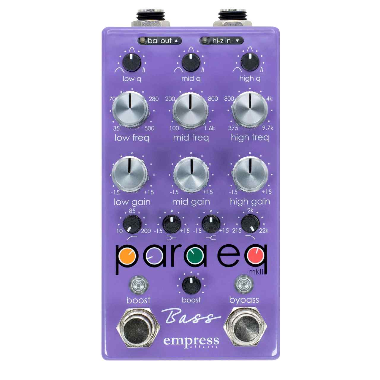Empress Effects Bass ParaEQ EQ w/ Boost for Bass ベース用