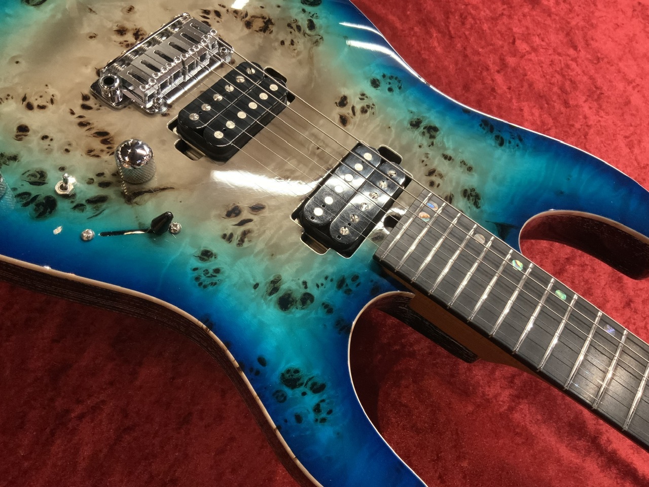 T's Guitars DST Pro-24 Custom -Natural In Blue Burst-【美品中古 