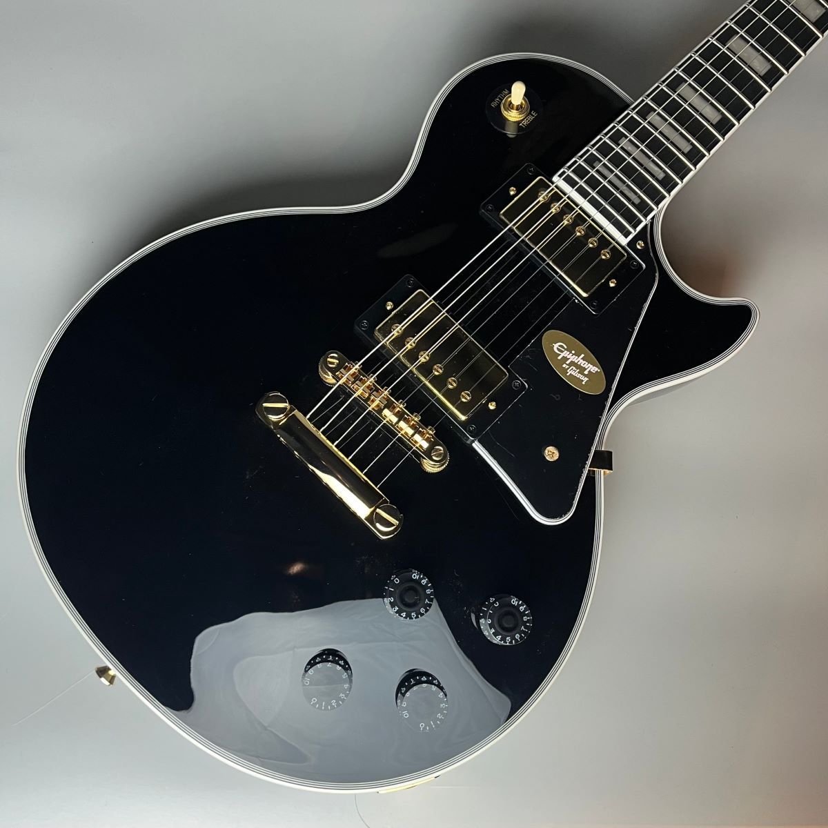 Epiphone Les Paul Custom Ebony エレキギターレスポールカスタム 黒