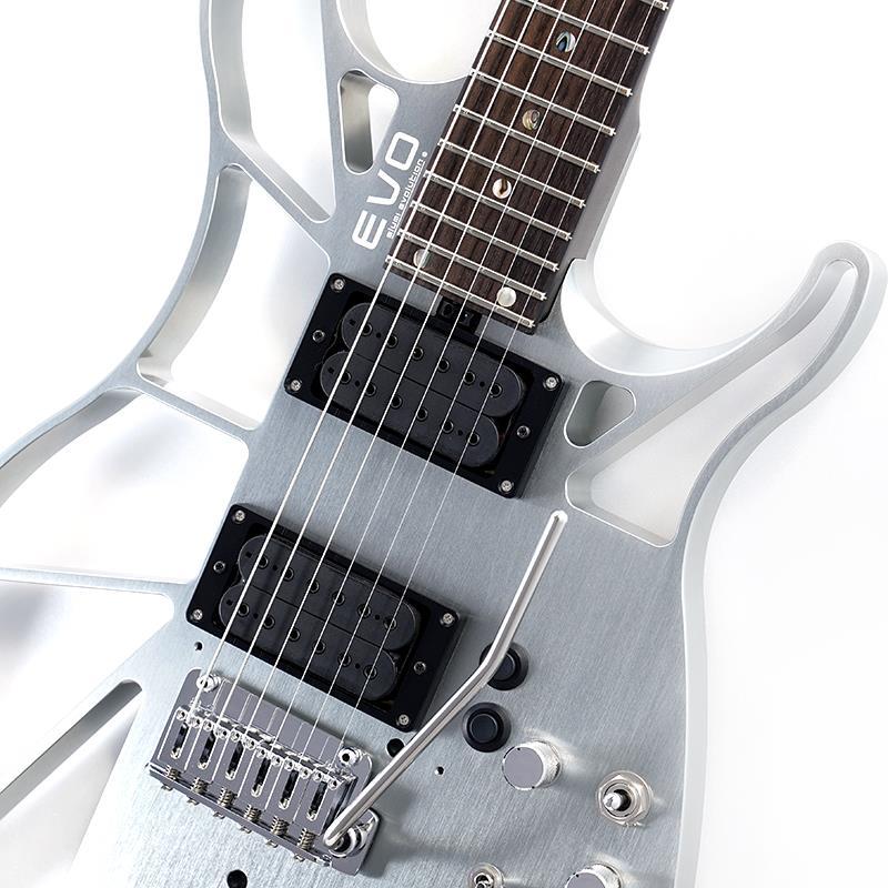 ギター EVO 0101z trem h-silver EVO 0101Z-II H-Silver Maple Neck
