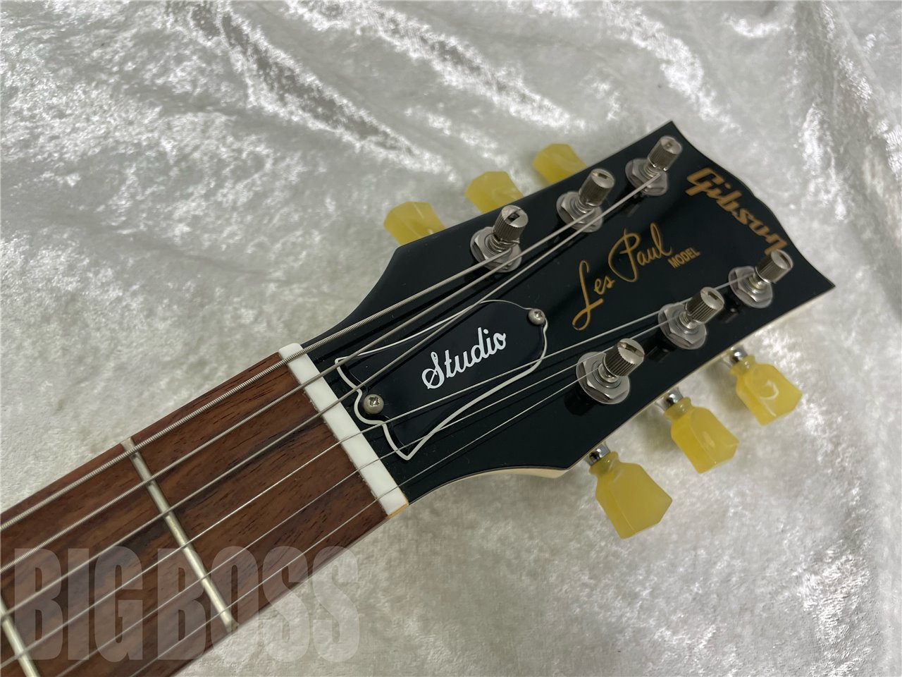 Gibson No.040724 1990年 Gibson LP スタジオ シースルーグリーン メンテナンス済み EX- -