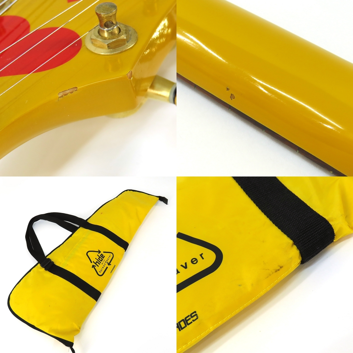 【hide】　Burny YH-JR イエローハートJr. hide ミニギター イエローハートJr Burny （中古】FERNANDES