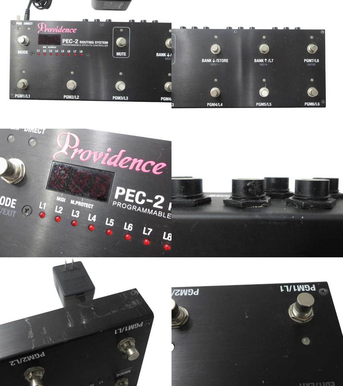 Providence PEC-2 エフェクトループコントローラー 動作確認済 Providence PEC-2 Effect Loop Controller【鹿児島店】（中古/送料無料