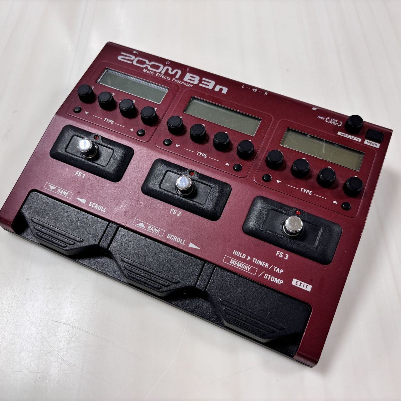 ZOOM B3n Multi-Effects Processor 中古 Zoom B3n Effects Pedal ZB3N for sale online | eBay