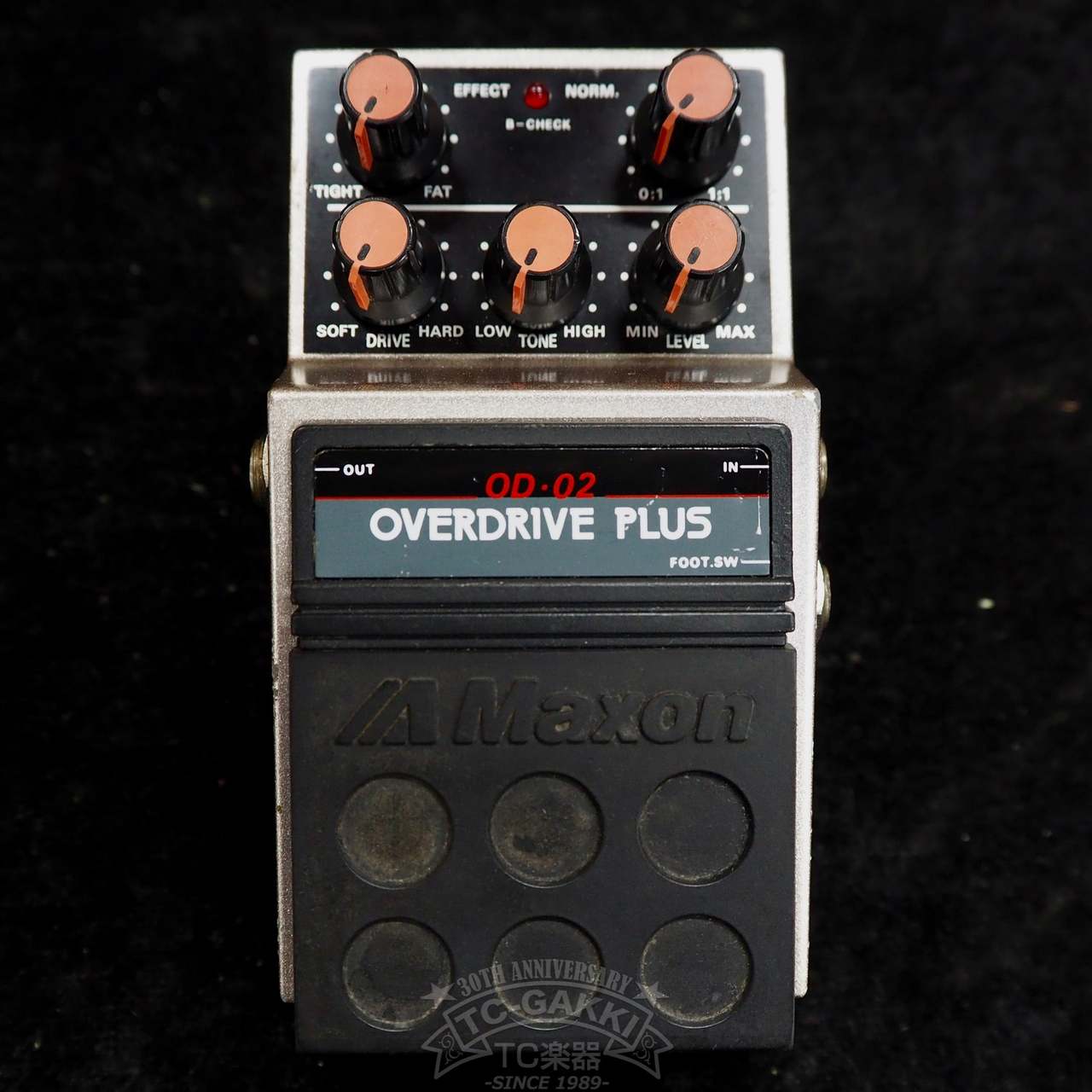 MAXON OD-02 オーバードライブ　日本製 Maxon OD-02 OVERDRIVE PLUS（ビンテージ）【楽器検索デジマート】