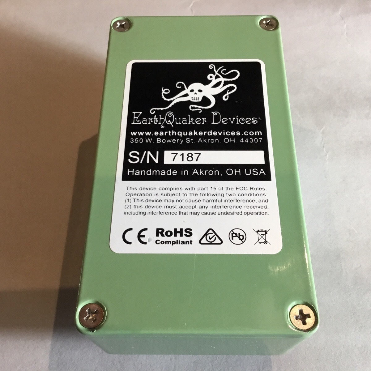 EarthQuaker Devices Westwood コンパクトエフェクター オーバー