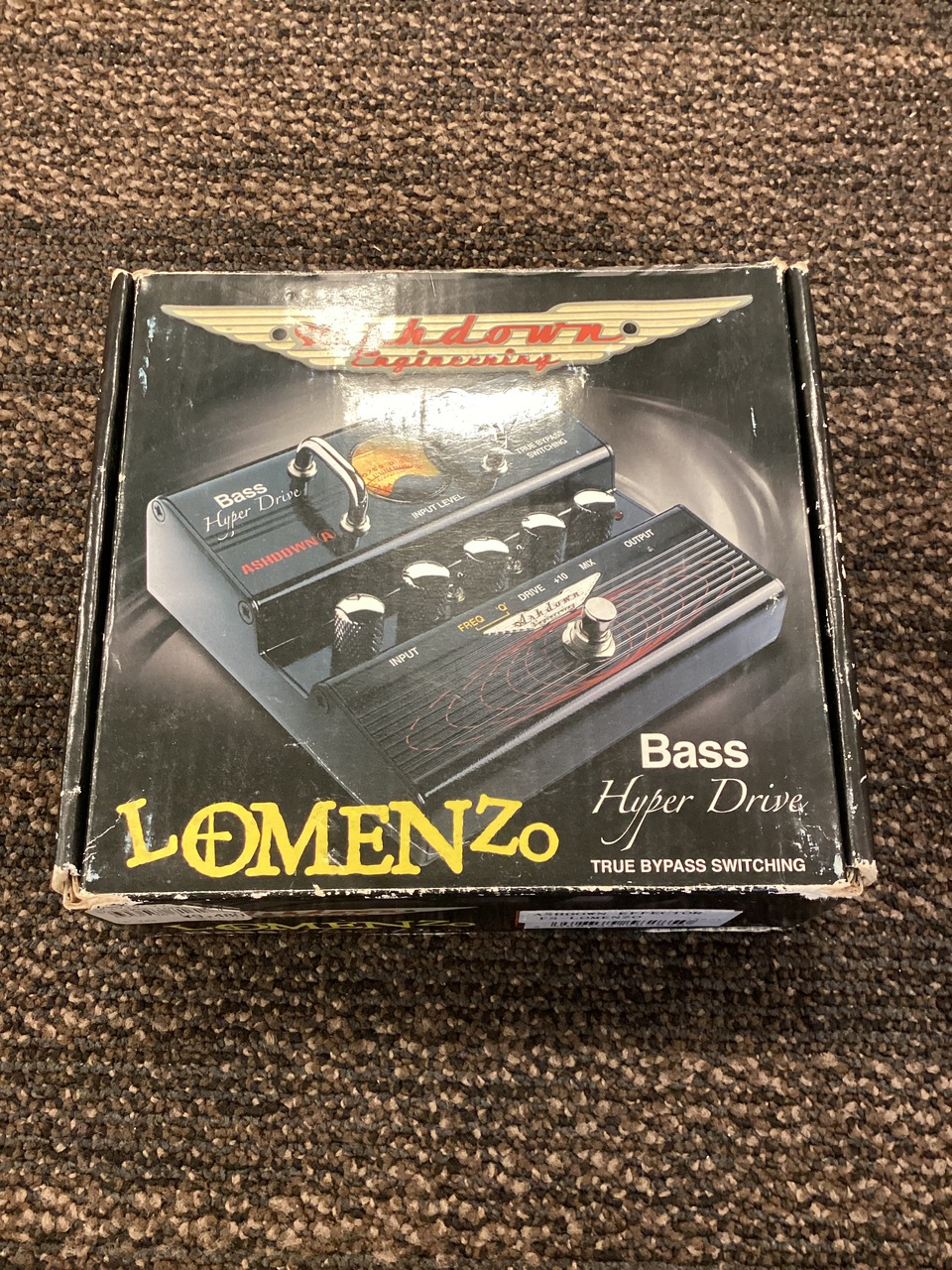 【美品】LOMENZO Ashdown BassHyperdrive エフェクタ Ashdown James LoMenzo HyperDrive Bass Distortion Pedal | Reverb