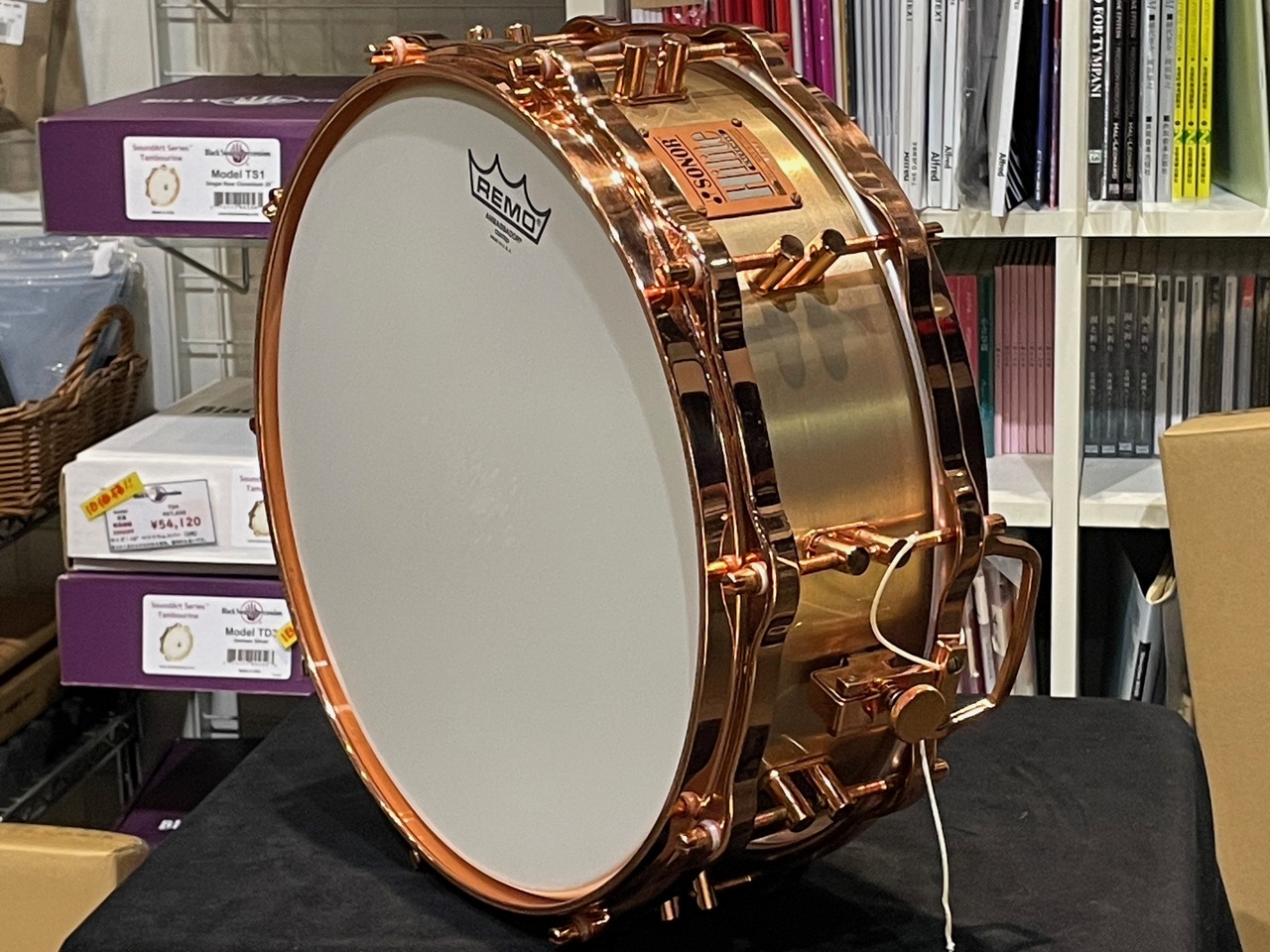 Sonor 【中古品】 EHD593EX Hilite Exclusive Bell Bronze Snare Drum