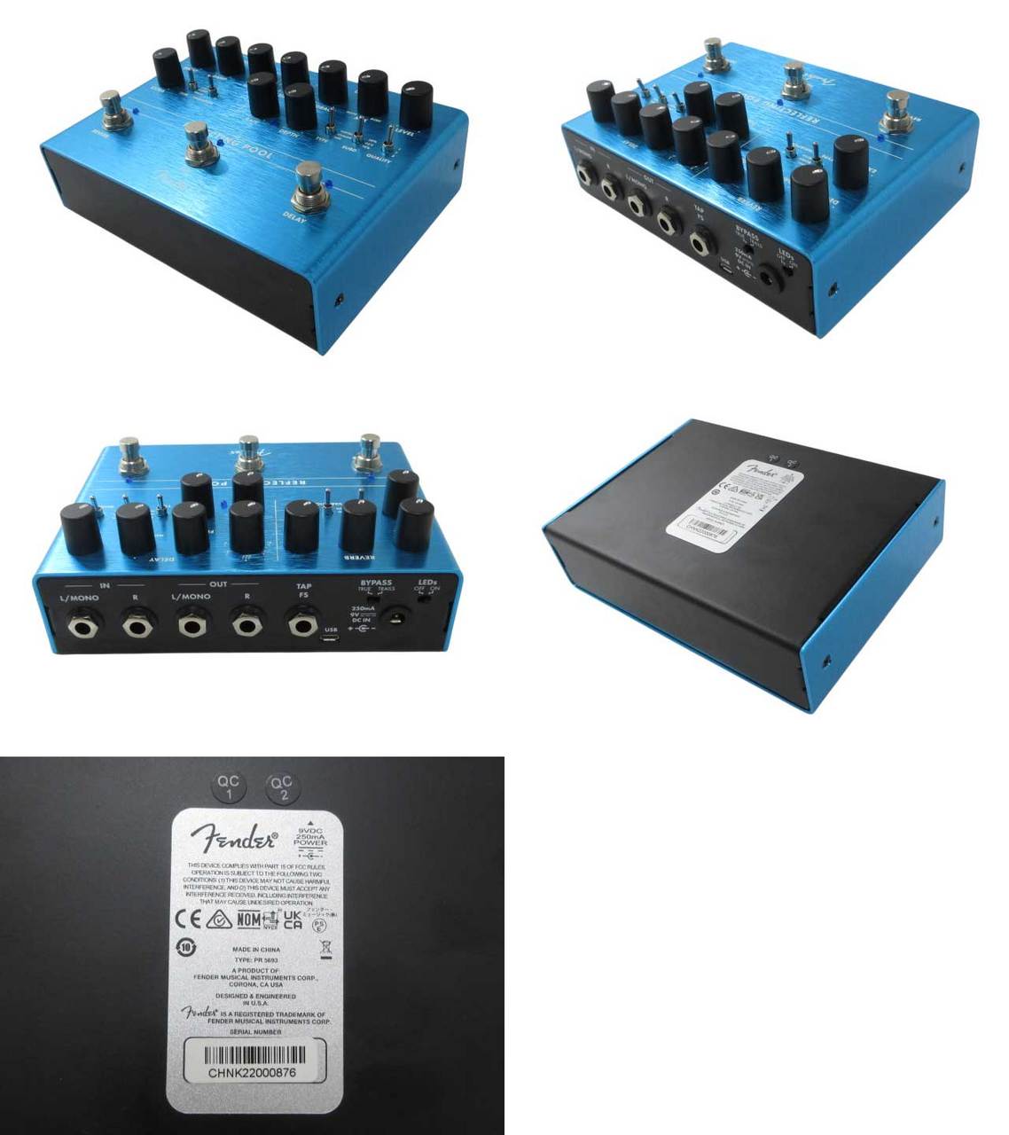 Fender REFLECTING POOL DELAY & REVERB【鹿児島店】（中古/送料無料
