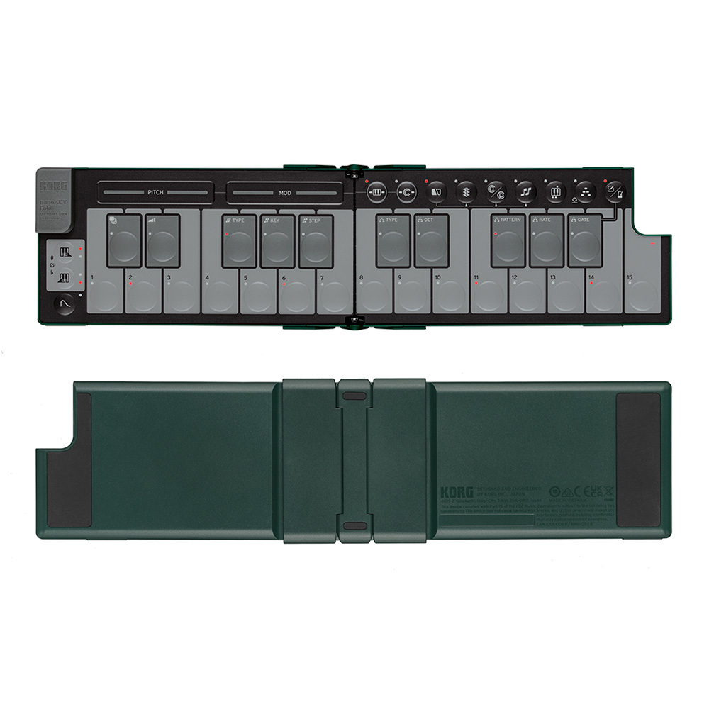 KORG nanoKEY Fold AG (Alpine Green)【即納可能】