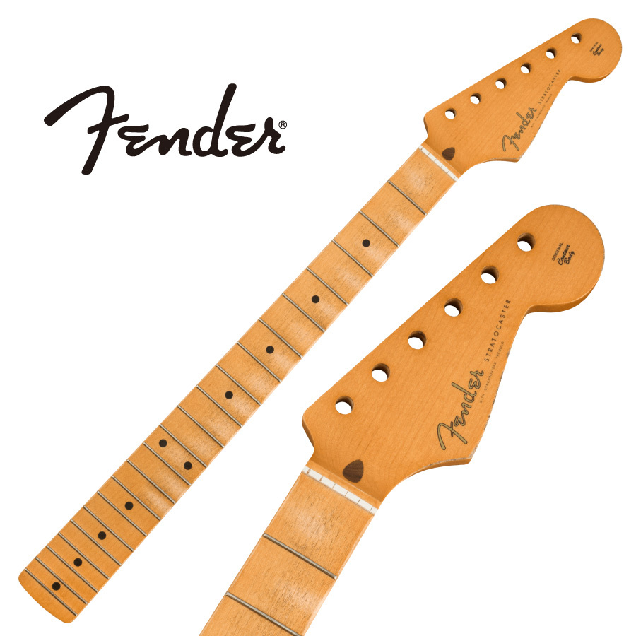 Fender Road Worn 50's Stratocaster Neck -Vintage Tall Frets ...