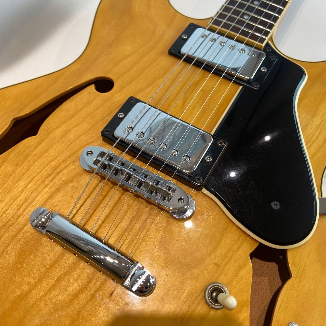 YAMAHA SA700 Super Axe 1980年 イエローナチュラル セミアコ ハード