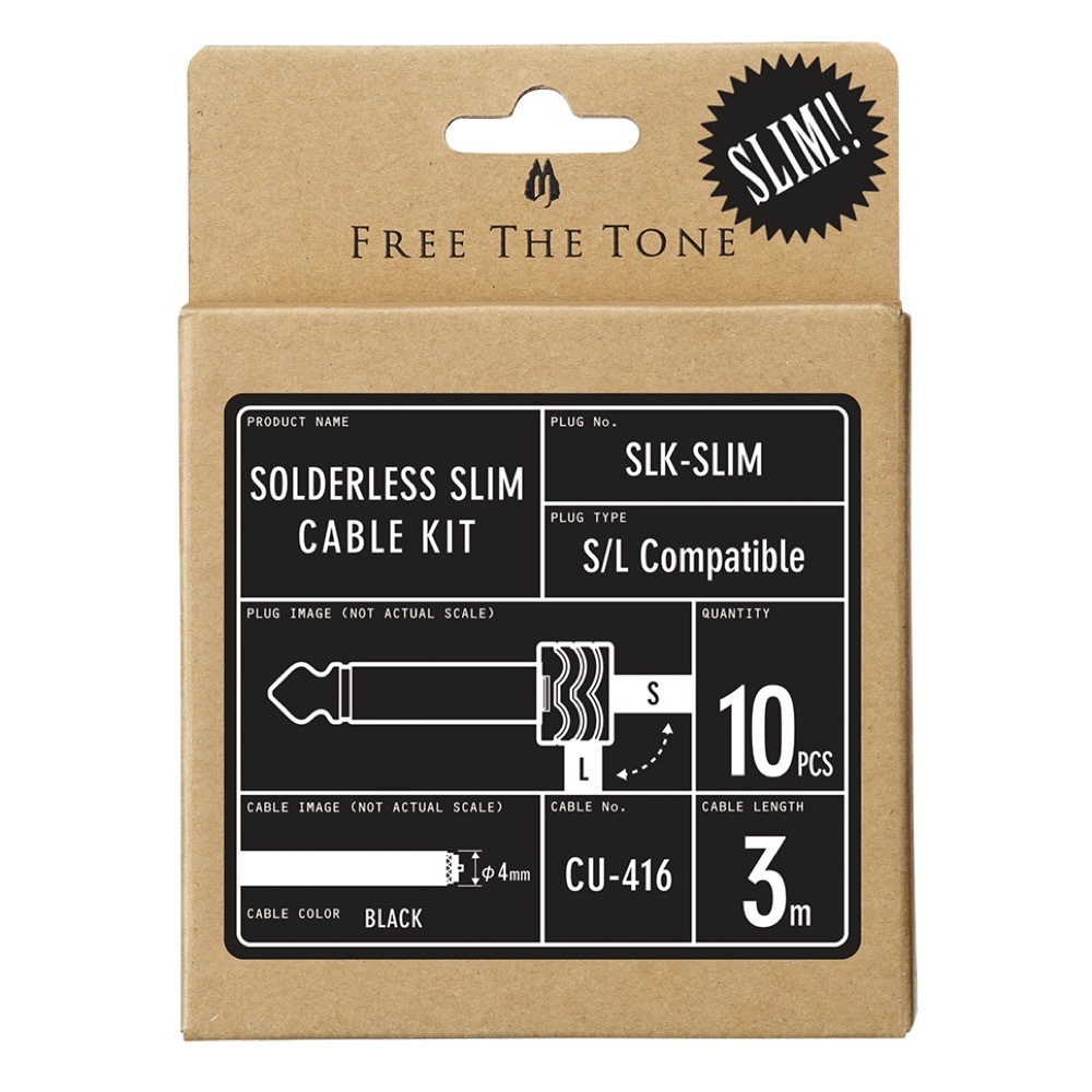 Free The Tone SLK-SLIM SOLDERLESS SLIM ソルダーレススリムケーブルキット