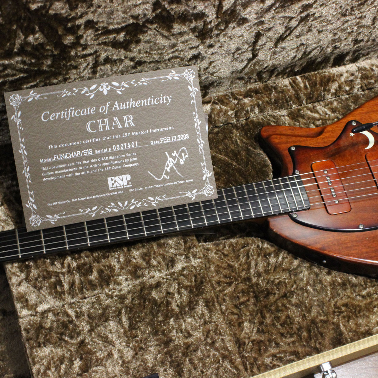 ESP Funichar Char Signature Model Half Matt Brown チャー 竹中尚人 