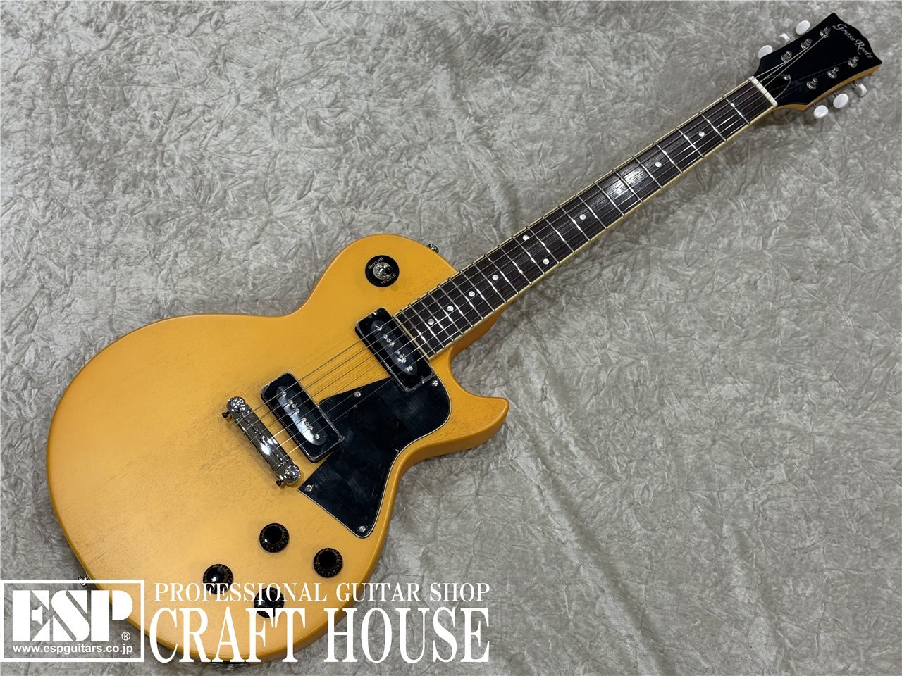 【値下げ！】 ✨美品✨ GrassRoots G-LS-57 TV Yellow Grass Roots エレキギター レスポールジュニアスペシャルタイプG-LS-57