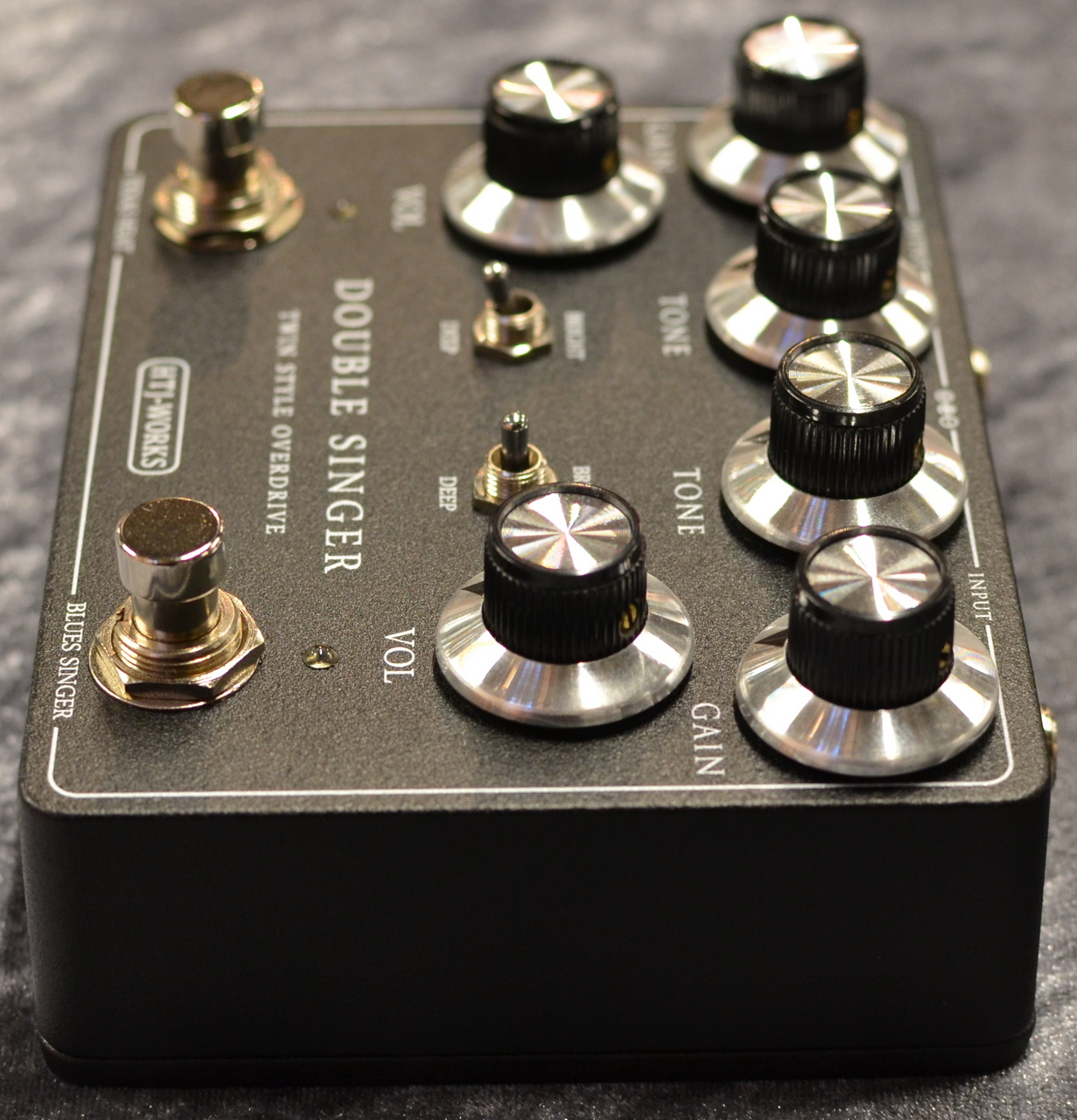 HTJ-WORKS DOUBLE SINGER -TWIN STYLE OVERDRIVE- Black #001（新品 