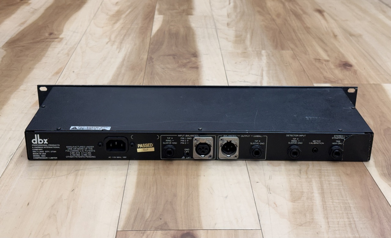 ト*ス様 dbx 160A コンプレッサー/リミッター ヨドバシ.com - dbx ディービーエックス 2chコンプレッサーリミッター