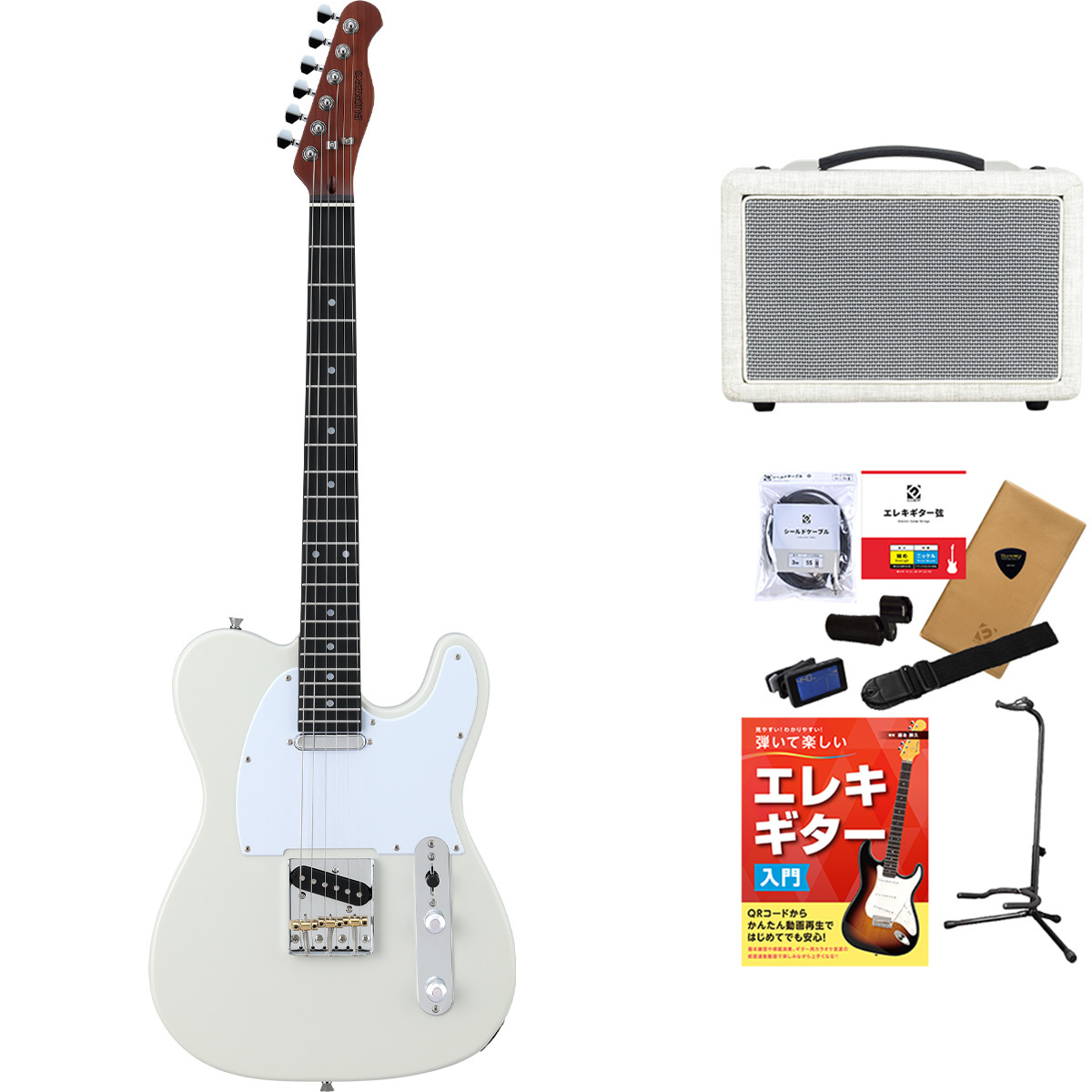 BUSKER'S BTL-Standard 初心者セット【軽量モダンデザインアンプ付き